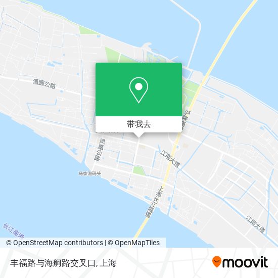 丰福路与海舸路交叉口地图