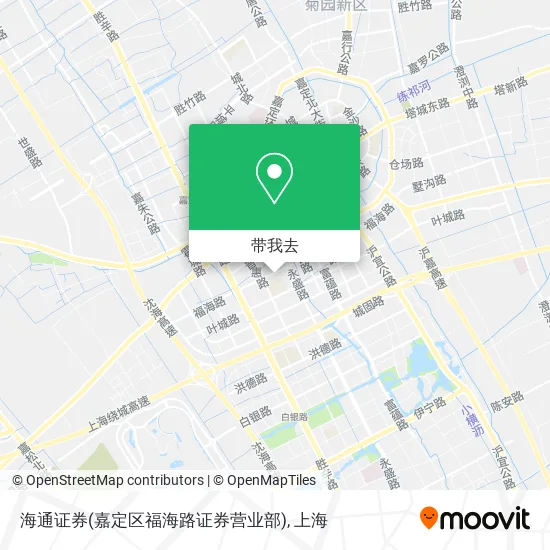海通证券(嘉定区福海路证券营业部)地图