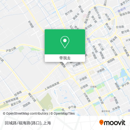 回城路/福海路(路口)地图