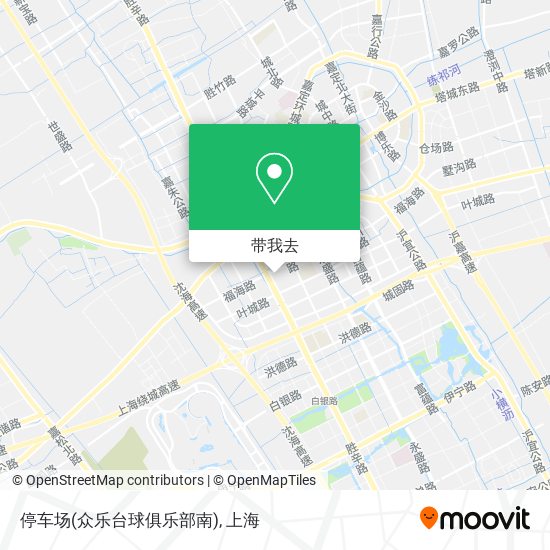 停车场(众乐台球俱乐部南)地图