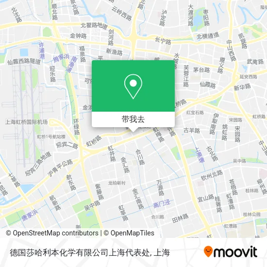 德国莎哈利本化学有限公司上海代表处地图