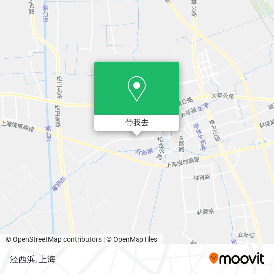 泾西浜地图