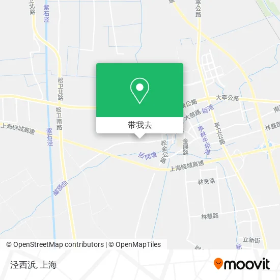 泾西浜地图
