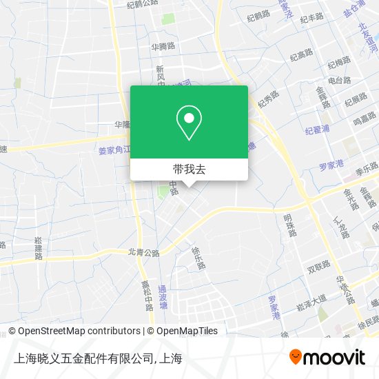 上海晓义五金配件有限公司地图