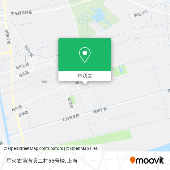 星火农场海滨二村55号楼地图