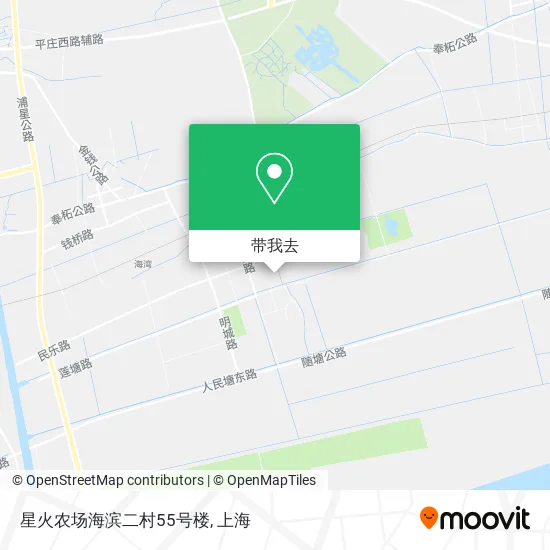 星火农场海滨二村55号楼地图