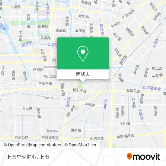 上海星火鞋业地图