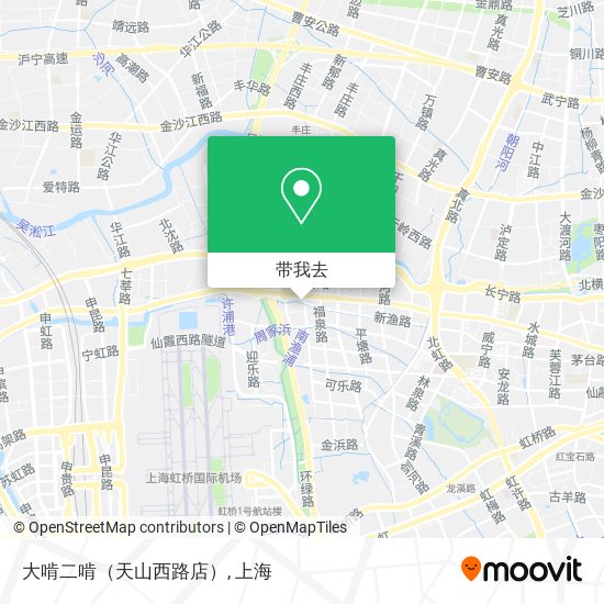 大啃二啃（天山西路店）地图