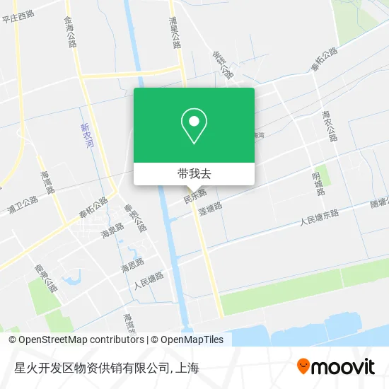 星火开发区物资供销有限公司地图