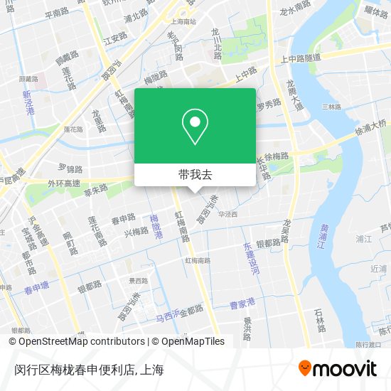 闵行区梅栊春申便利店地图
