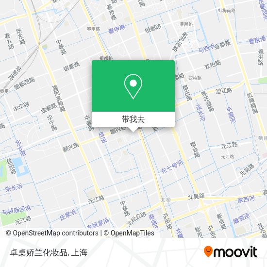 卓桌娇兰化妆品地图