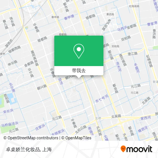 卓桌娇兰化妆品地图