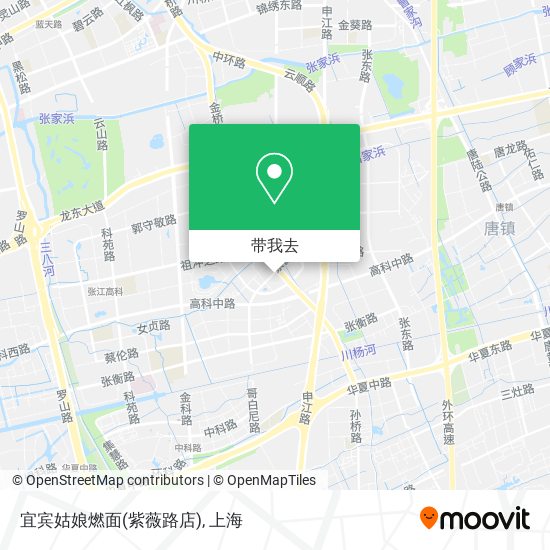 宜宾姑娘燃面(紫薇路店)地图