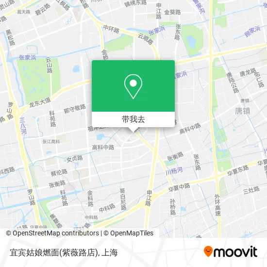 宜宾姑娘燃面(紫薇路店)地图