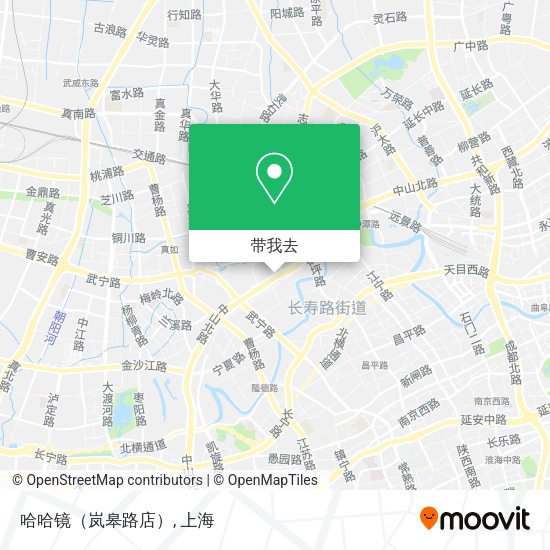 哈哈镜（岚皋路店）地图