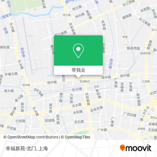 幸福新苑-北门地图