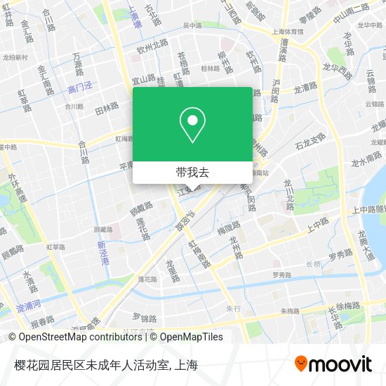 樱花园居民区未成年人活动室地图