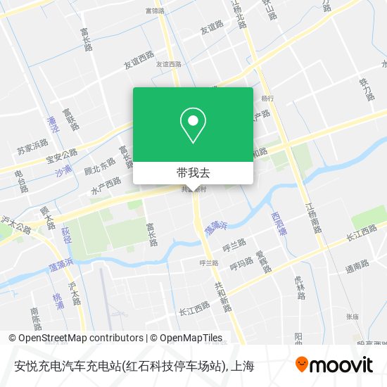 安悦充电汽车充电站(红石科技停车场站)地图
