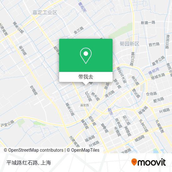 平城路红石路地图