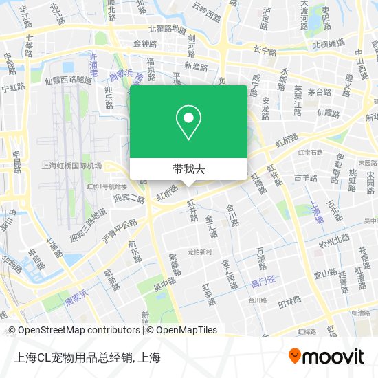 上海CL宠物用品总经销地图