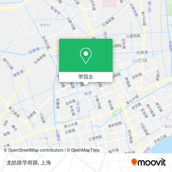 龙皓路学府路地图