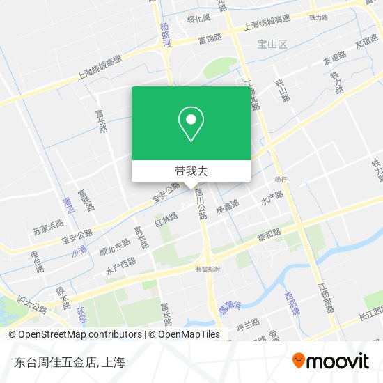 东台周佳五金店地图