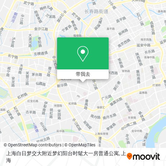 上海白日梦交大附近梦幻阳台时髦大一房普通公寓地图