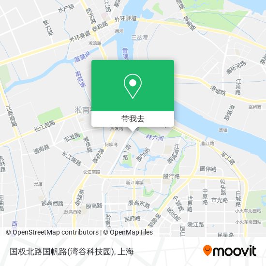 国权北路国帆路(湾谷科技园)地图