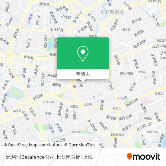比利时Betafence公司上海代表处地图