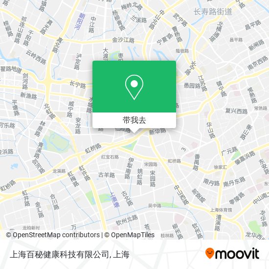 上海百秘健康科技有限公司地图