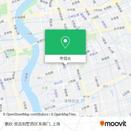 鹏欣·壹品别墅西区东南门地图