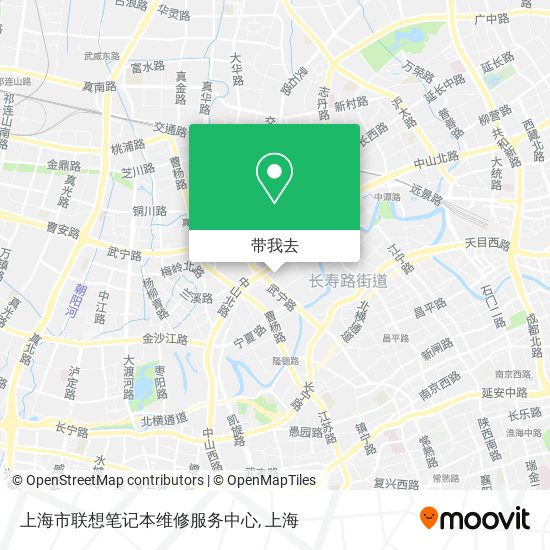 上海市联想笔记本维修服务中心地图