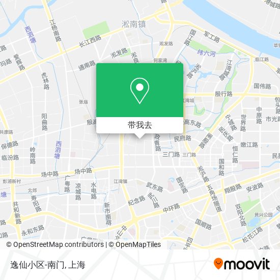 逸仙小区-南门地图