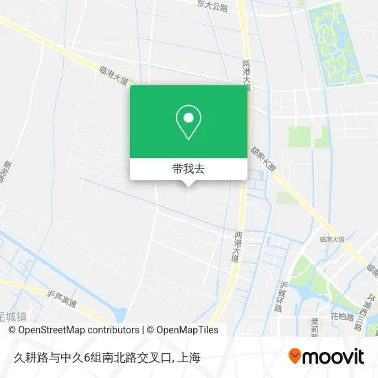 久耕路与中久6组南北路交叉口地图
