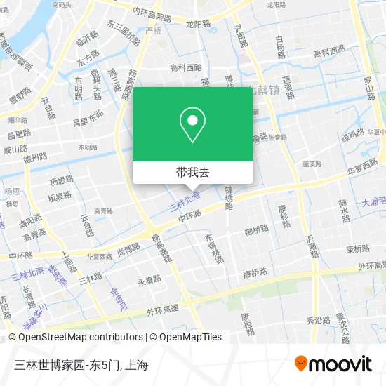 三林世博家园-东5门地图