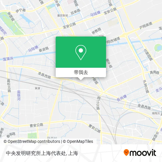 中央发明研究所上海代表处地图