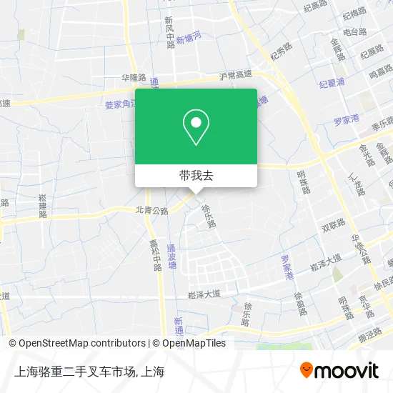 上海骆重二手叉车市场地图