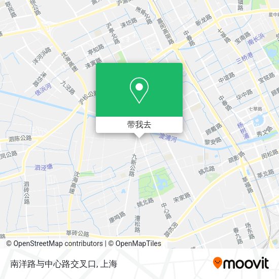南洋路与中心路交叉口地图