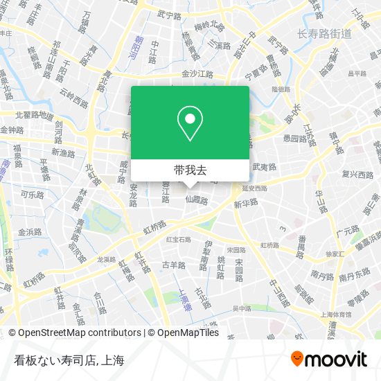 看板ない寿司店地图