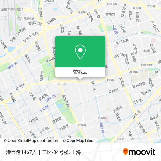 漕宝路1467弄十二区-34号楼地图