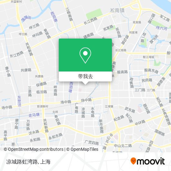 凉城路虹湾路地图