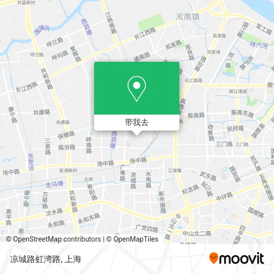 凉城路虹湾路地图