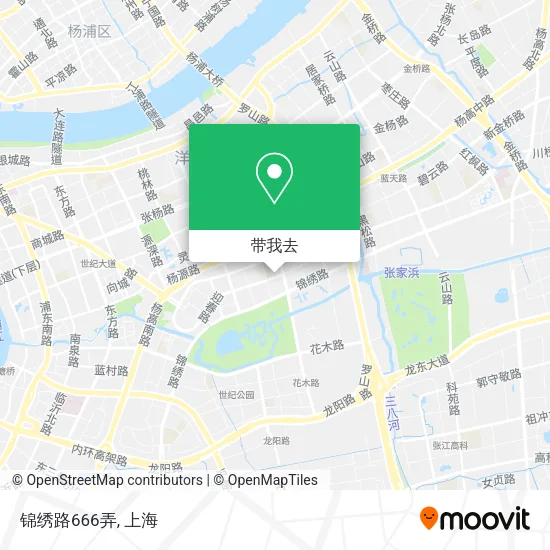 锦绣路666弄地图