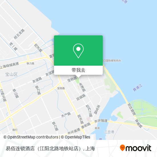 易佰连锁酒店（江阳北路地铁站店）地图