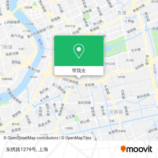 东绣路1279号地图