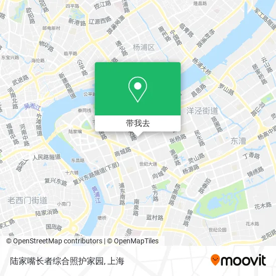 陆家嘴长者综合照护家园地图