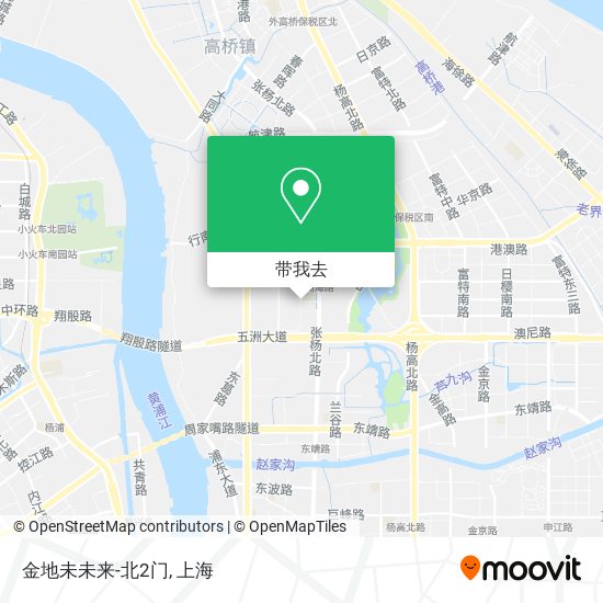 金地未未来-北2门地图