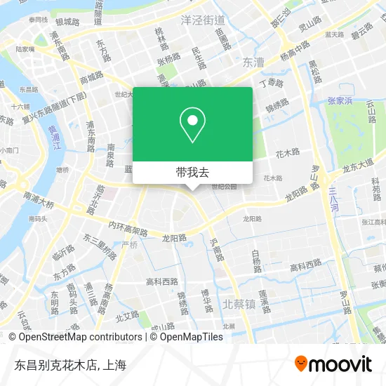 东昌别克花木店地图