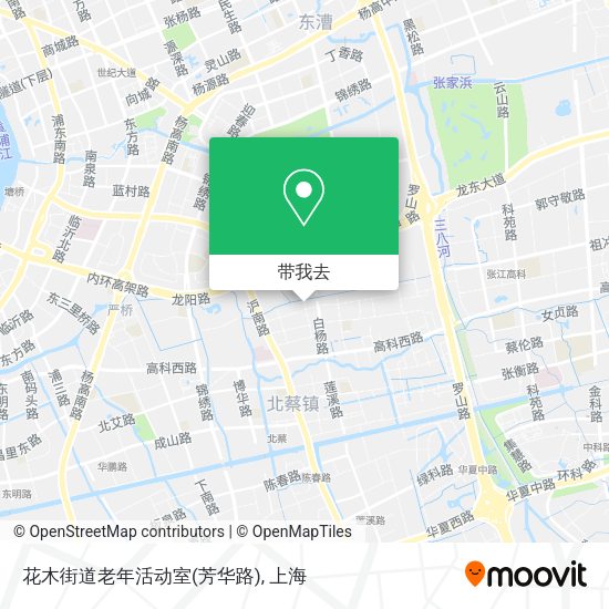 花木街道老年活动室(芳华路)地图