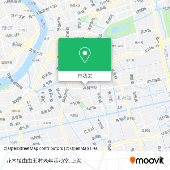 花木镇由由五村老年活动室地图